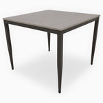 Phase Side Table - End Table Latte Tones (Buwen) Matt Ceramic / Warm Brown Metal Frame Tables Sterling Home 6