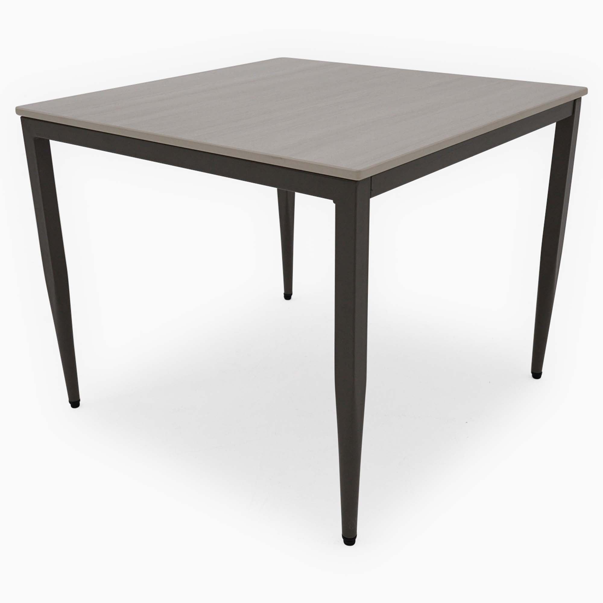 Phase Side Table - End Table Latte Tones (Buwen) Matt Ceramic / Warm Brown Metal Frame Tables Sterling Home 6