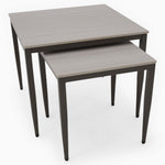 Phase Nest of Tables - Nest of Tables Latte Tones (Buwen) Matt Ceramic / Warm Brown Metal Frame Tables Sterling Home 6