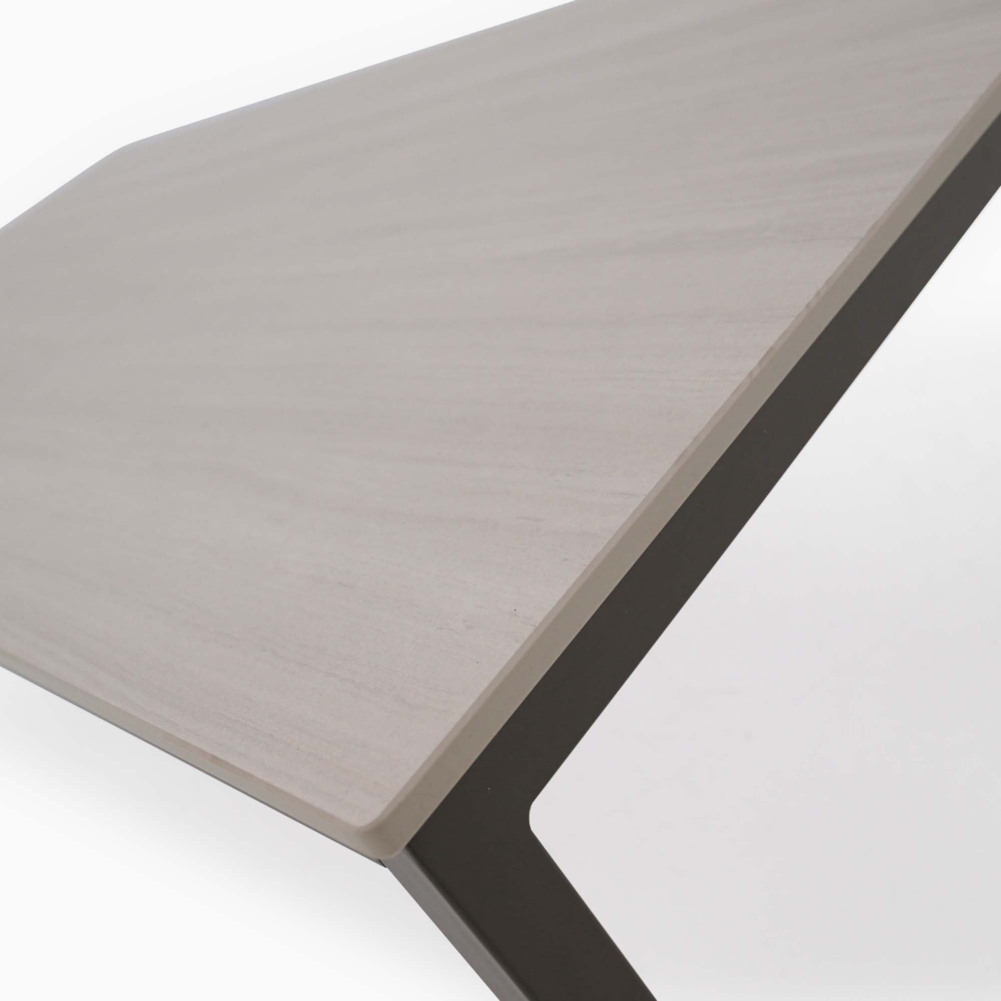 Phase Rectangular Coffee Table - Rectangular Coffee Table Latte Tones (Buwen) Matt Ceramic / Warm Brown Metal Frame Tables Sterling Home 5