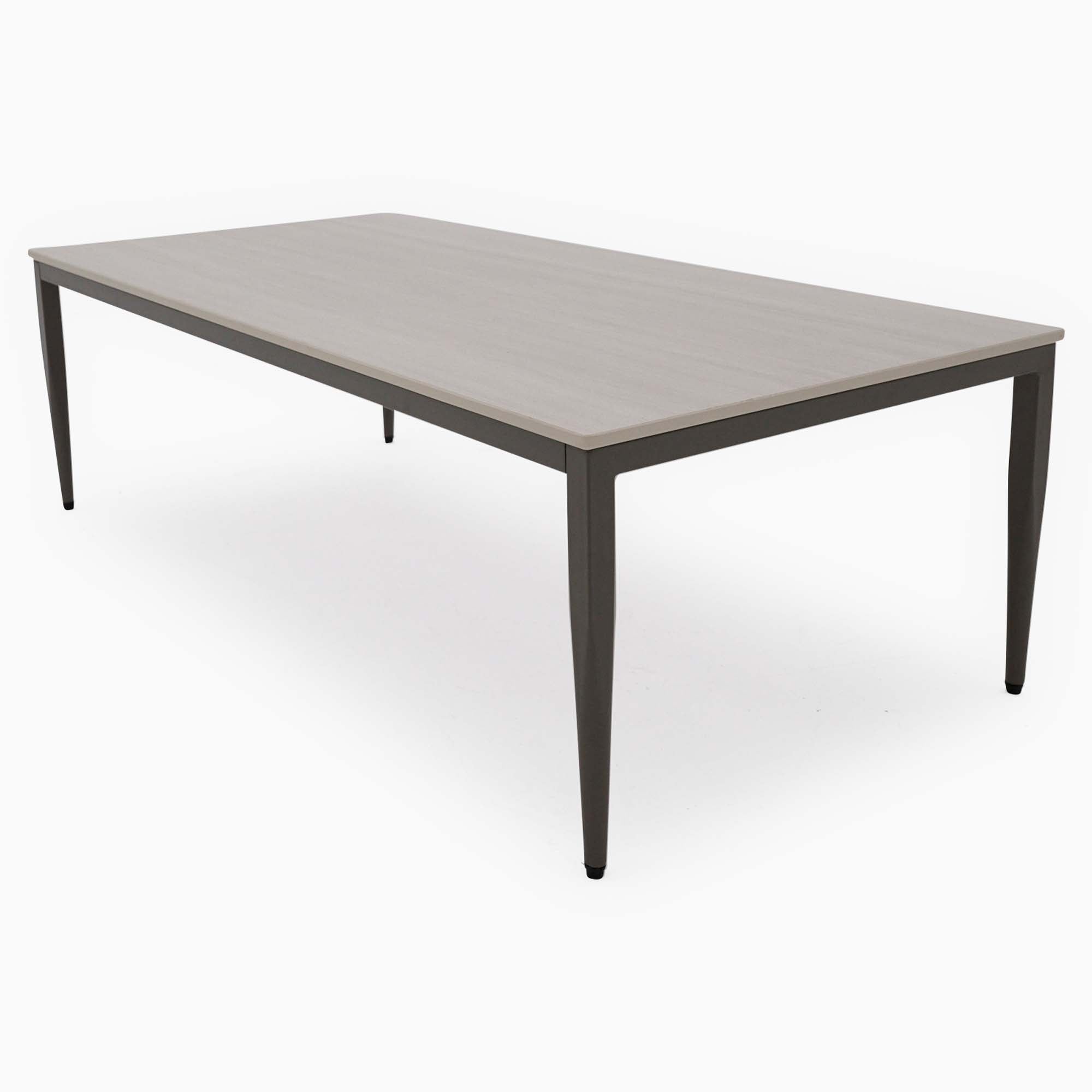 Phase Rectangular Coffee Table - Rectangular Coffee Table Latte Tones (Buwen) Matt Ceramic / Warm Brown Metal Frame Tables Sterling Home 7