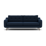 Phoebe 4 Seater Sofa - Extra Large Sofa Standard Back Grade B 4 Seater Sofas Sterling Home 8 Plush Velvet Indigo American Walnut