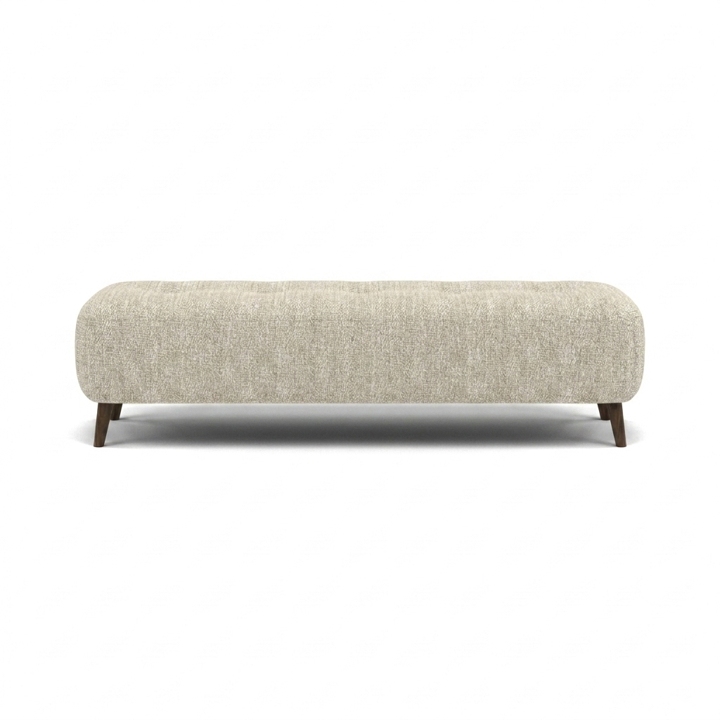 Phoebe Footstool - Medium Bench Stool Grade A Sterling Home 2 Taylor Natural American Walnut