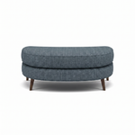 Phoebe Oval Footstool - Oval Cuddler Stool Grade A Footstools Sterling Home 1 Taylor Marine American Walnut