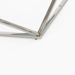 Pisa Coffee Table - Coffee Table Smoked Glass / Stainless Steel Tables Sterling Home 4