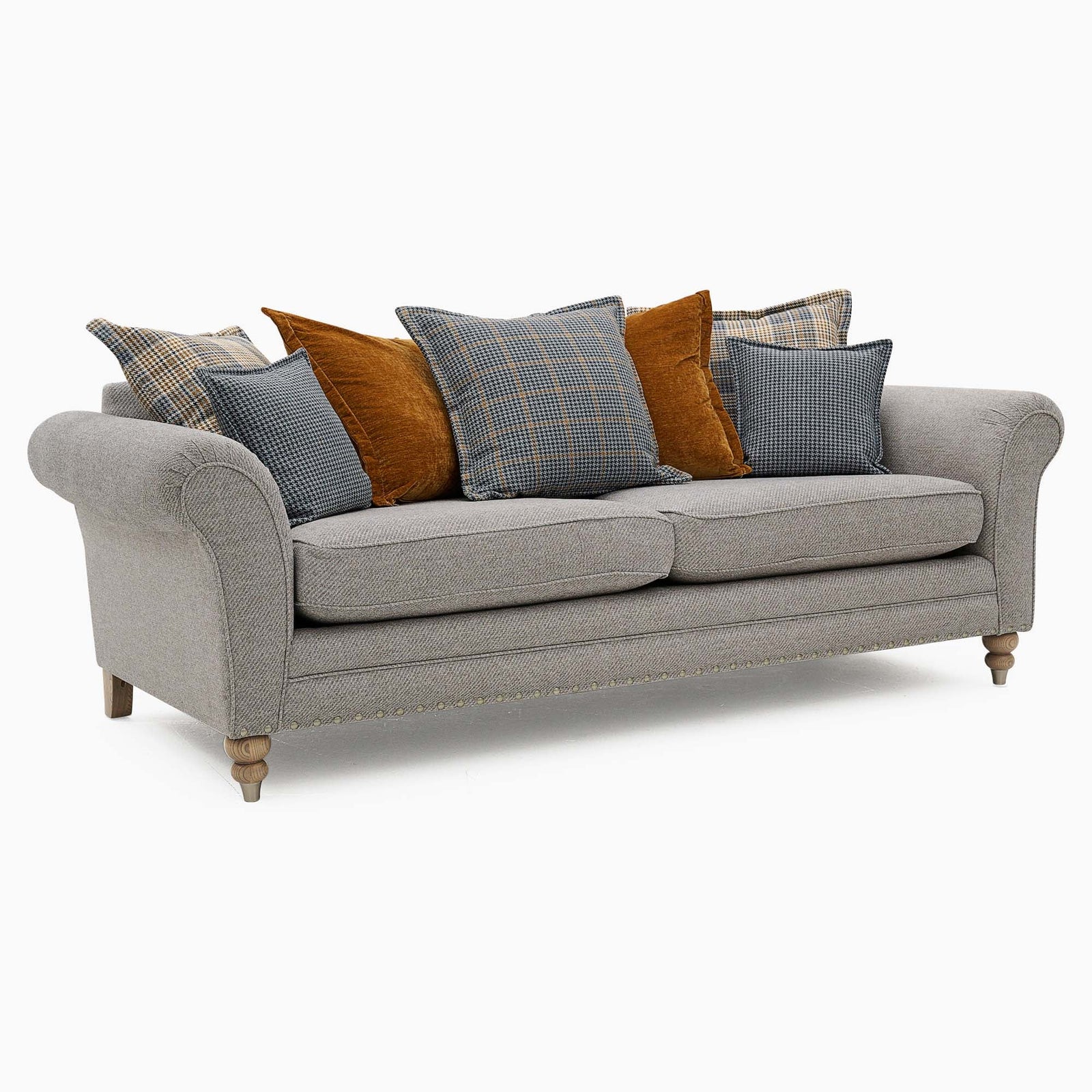 Prescot 4 Seater Sofa - Grand Sofa Grade A 4 Seater Sofas Sterling Home 3