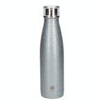 Built Silver Glitter Water Bottle - Built Water Bottle Silver Glitter 500ML Sterling Home 1