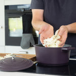 MasterClass Purple Cast Aluminium Large Casserole Dish - MC Cast Alu 4L Casserole Purple Sterling Home 3