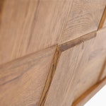 Raindale 3 Door Sideboard - 3 Door Sideboard Dark Oak / Metal Legs Storage Sterling Home 7