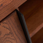 Raindale TV Unit - TV Unit Dark Oak / Metal Legs Tables Sterling Home 2