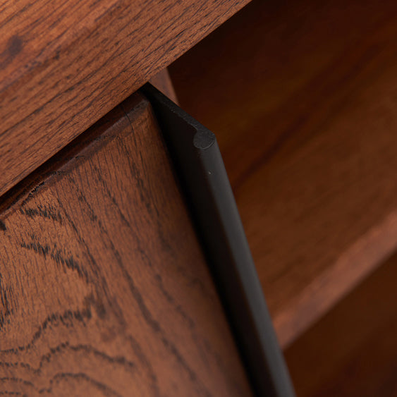 Raindale TV Unit - TV Unit Dark Oak / Metal Legs Tables Sterling Home 2