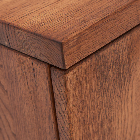 Raindale TV Unit - TV Unit Dark Oak / Metal Legs Tables Sterling Home 3