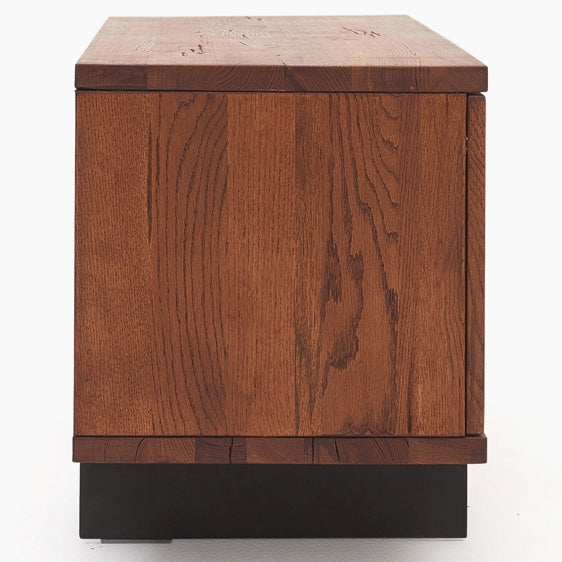 Raindale TV Unit - TV Unit Dark Oak / Metal Legs Tables Sterling Home 5