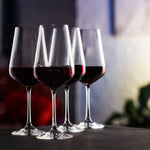 SALE Cheers! Optic Red Wine Glass 4Pk Sterling Home 1