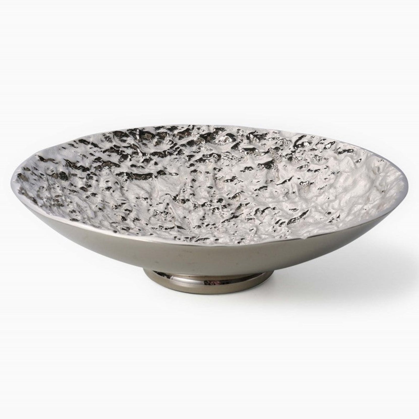 Akola Silver Round Bowl Sterling Home 2
