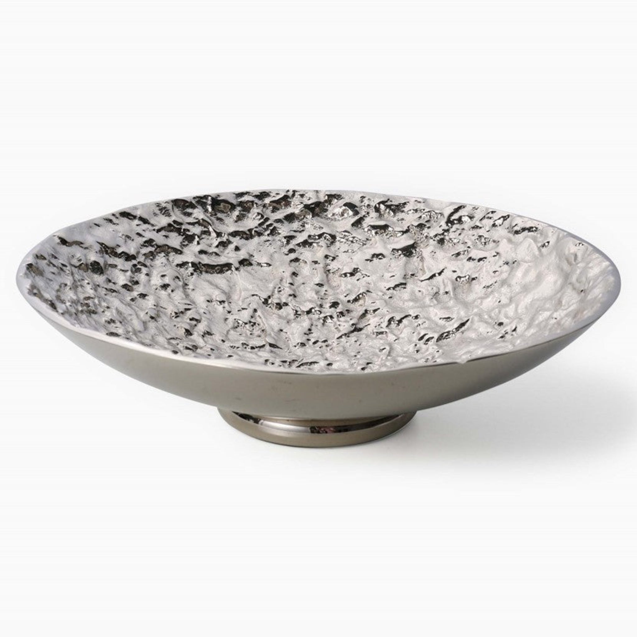 Akola Silver Round Bowl Sterling Home 2