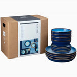 Denby Blue Haze 12 Piece Coupe Set - Blue Haze 12 Piece Coupe Set Sterling Home 2