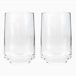 Denby Contemporary Small Tumbler Clear Set Of 2 - Contemporary Clear Small Tumbler Set Of 2 Sterling Home 1