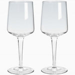 Denby Contemporary Wine Glass Clear Set Of 2 - Contemporary Clear Wine Glass Set Of 2 Sterling Home 1
