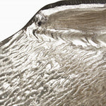 Hampstead Small Leaf Dish Rough Nickel Finish Sterling Home 2