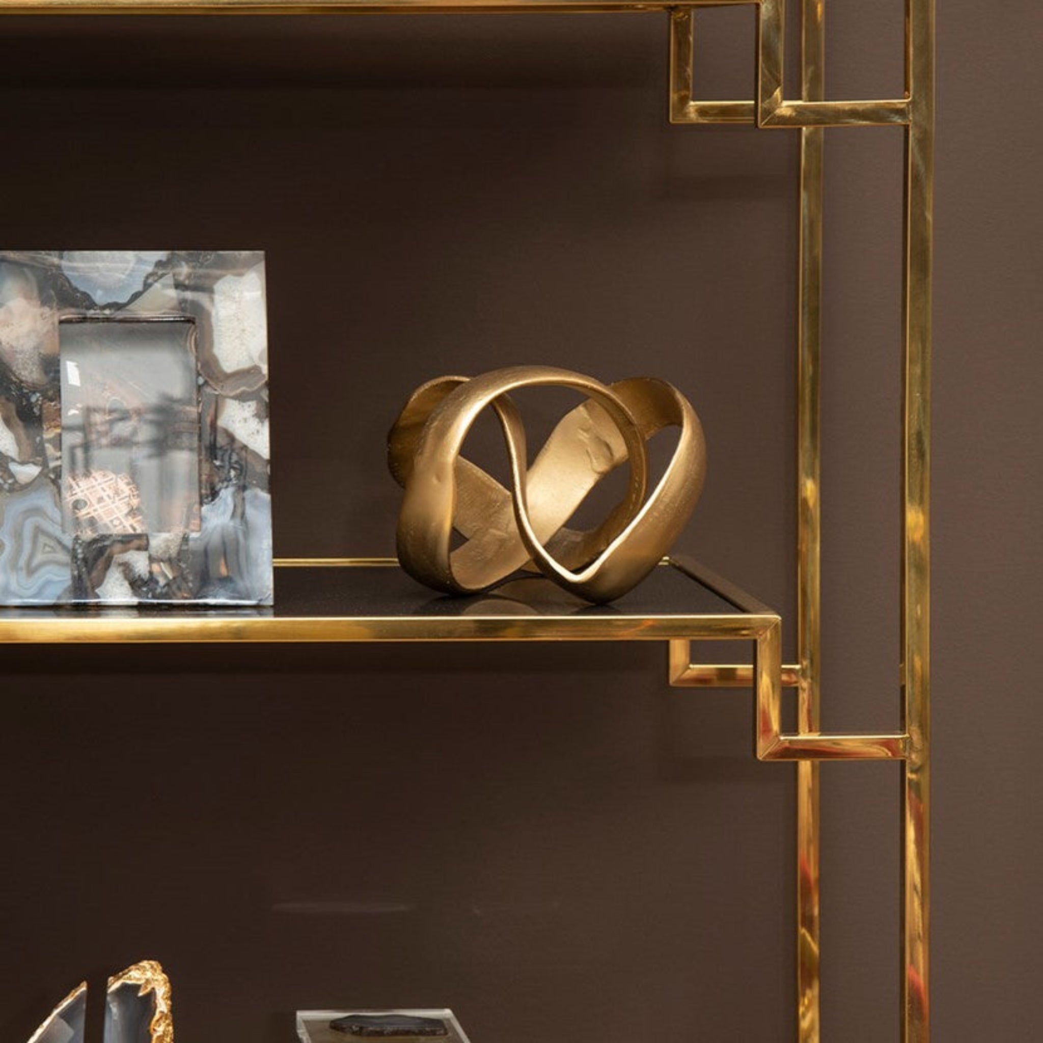 Prato Knot Sculpture Gold Sterling Home 1