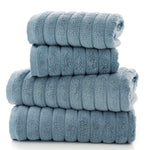 Ribbleton Blue Bath Sheet Towel - Ribbleton Bath Towel Blue - Bath Sterling Home 2