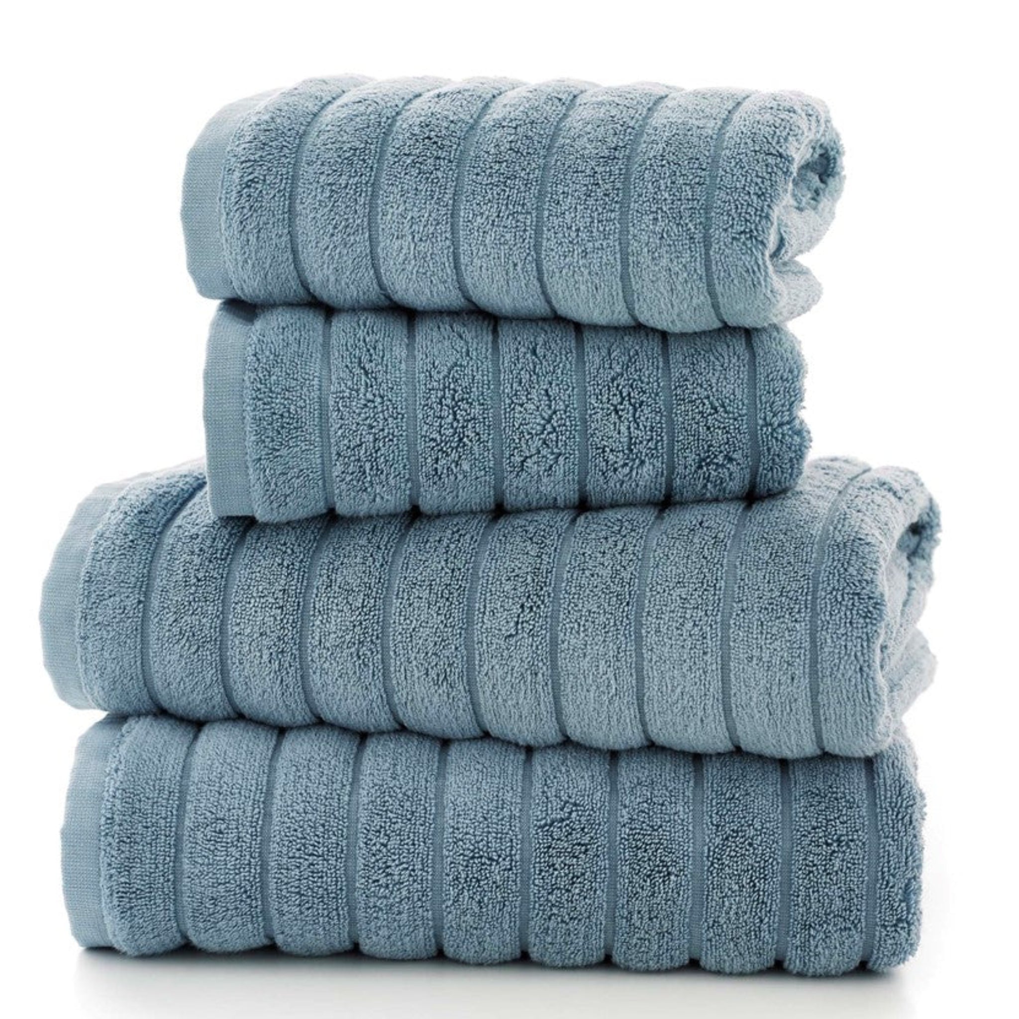 Ribbleton Blue Bath Sheet Towel - Ribbleton Bath Towel Blue - Bath Sterling Home 2