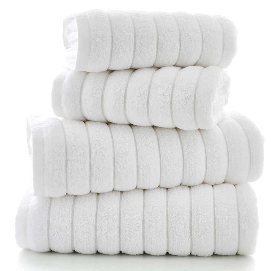 Ribbleton White Bath Towel - Ribbleton Bath Towel White - Bath Sterling Home 2