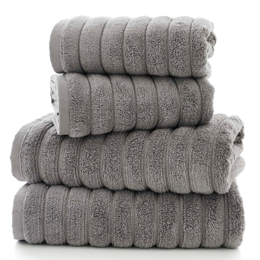 Ribbleton Grey Bath Towel - Ribbleton Bath Towel Dove Grey - Bath Sterling Home 2