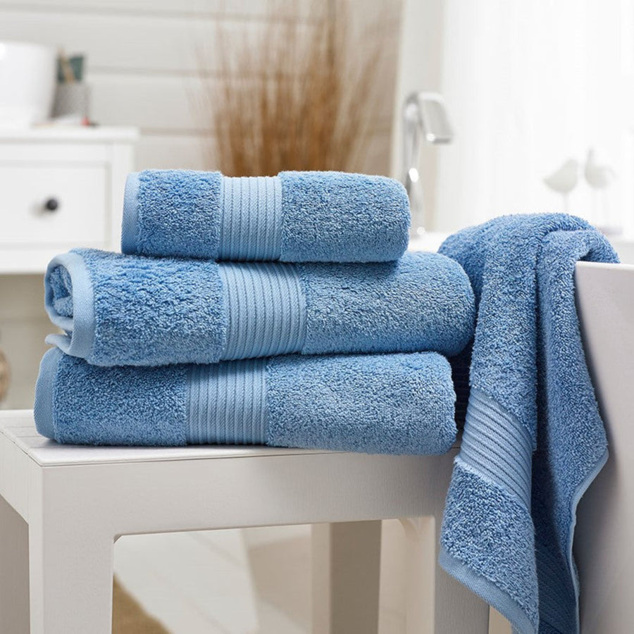 Bliss Light Blue Hand Towel - Bliss Towel Cobalt - Hand Sterling Home 1