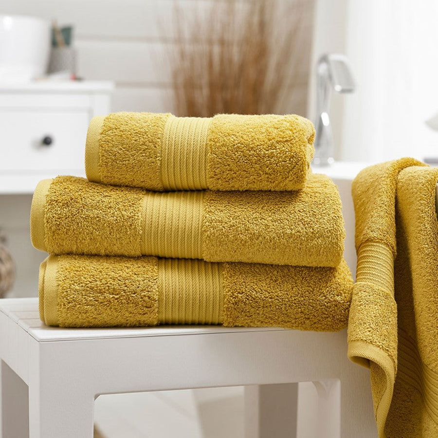 Bliss Yellow Hand Towel - Bliss Towel Mustard - Hand Sterling Home 1
