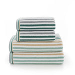 Hanover Stripe Green Bath Towel - Hanover Stripe Towel Seagrass - Bath Sterling Home 2