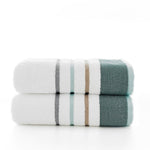 Portland Green Bath Towel - Portland Towel Seagrass - Bath Sterling Home 2