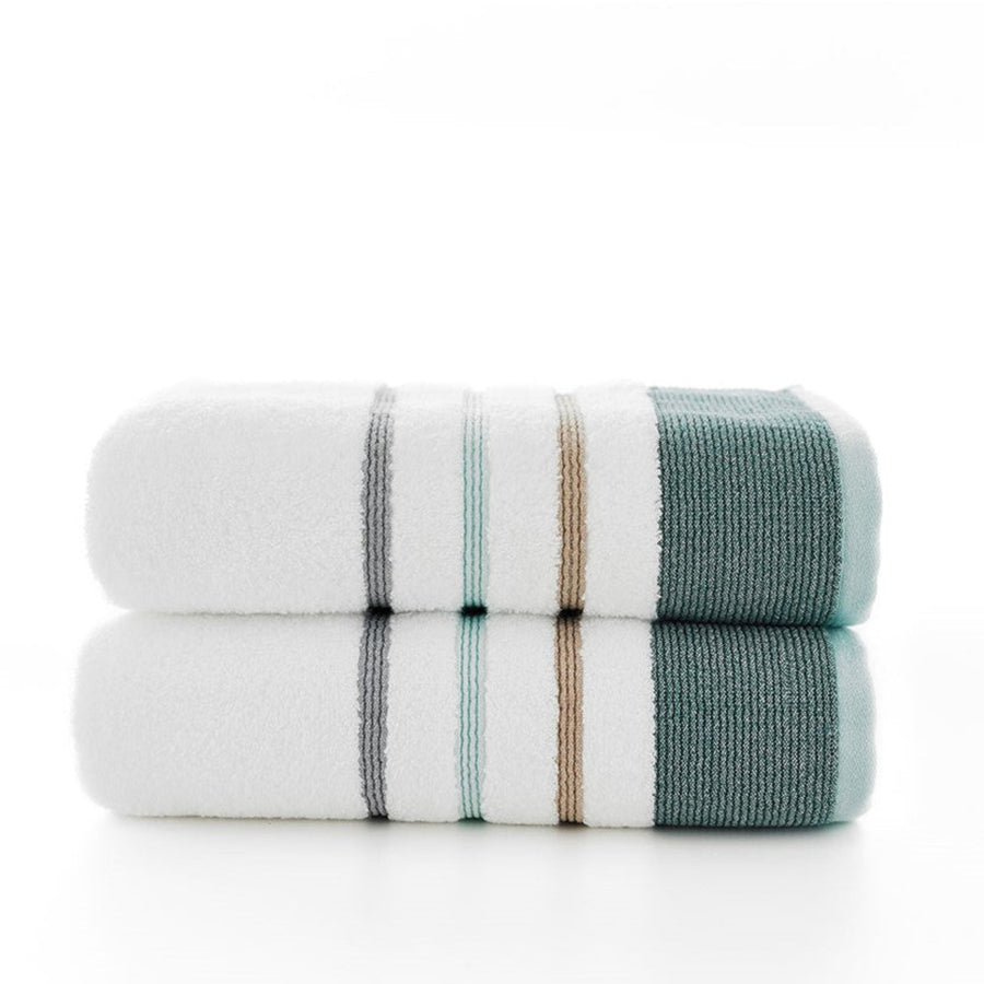 Portland Green Bath Towel - Portland Towel Seagrass - Bath Sterling Home 2