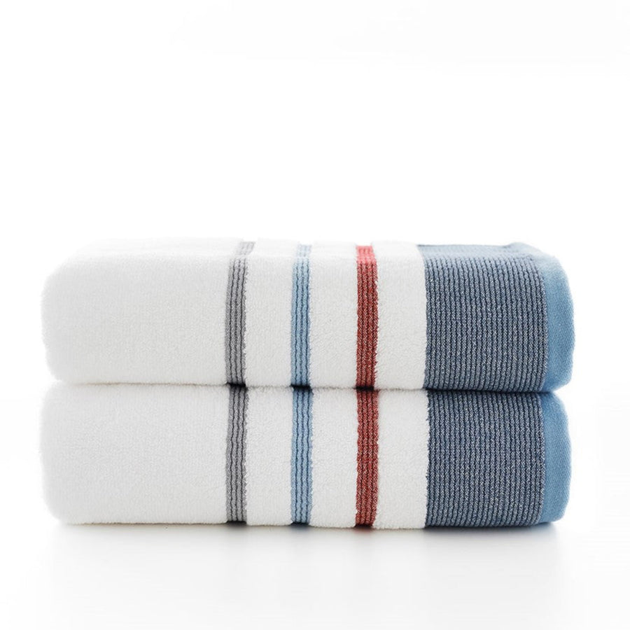 Portland Blue Bath Sheet Towel - Portland Towel Denim - Bath Sheet Sterling Home 2
