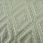 Catherine Lansfield Jacob Geo Green Duvet Cover Set - Jacob Geo Sage King Duvet Set - King Sterling Home 4