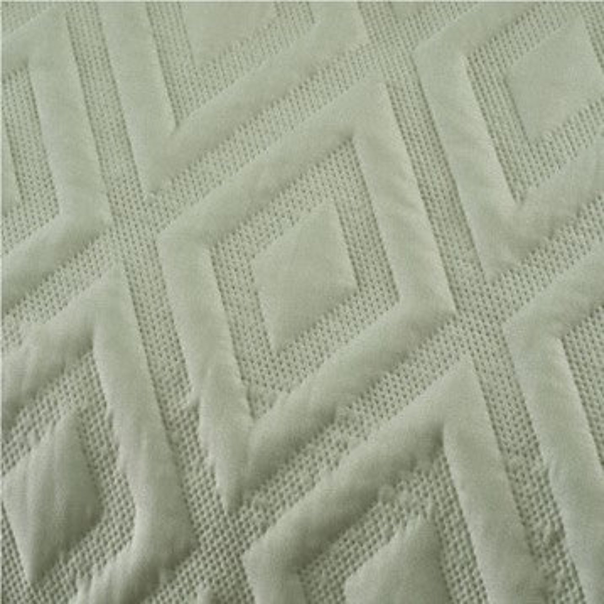 Catherine Lansfield Jacob Geo Green Duvet Cover Set - Jacob Geo Sage Single Duvet Set - Single Sterling Home 4