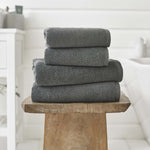 Quik Dri Grey Bath Towel - DISC Charcoal Quik Dri Towel Bath - Bath Sterling Home 1