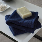 Zero Twist Blue Hand Towel - SALE CL Hand Towel Navy - Hand Sterling Home 4