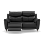 Revel 2 Seater Recliner Sofa - 2 Seater Sofa with 2 Power Recliners Cat 20S - Power Recliner with USB 2 Seater Sofas Sterling Home 19 BXS-023C BLACK