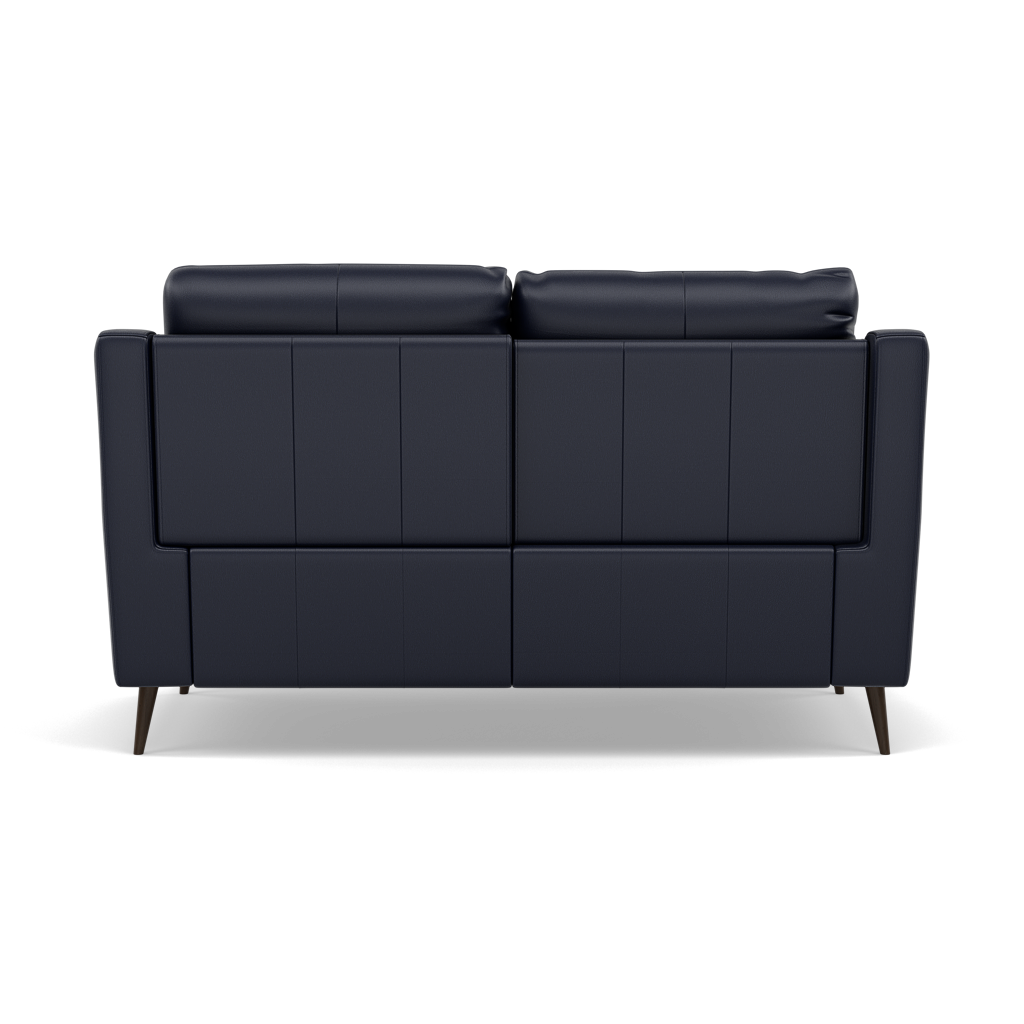 Revel 2 Seater Recliner Sofa - 2 Seater Sofa with 2 Power Recliners Cat 20S - Power Recliner with USB — BXS-036C NAVY, gallery image 2