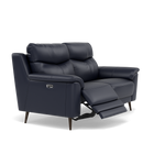 Revel 2 Seater Recliner Sofa - 2 Seater Sofa with 2 Power Recliners Cat 20S - Power Recliner with USB — BXS-036C NAVY, gallery image 1