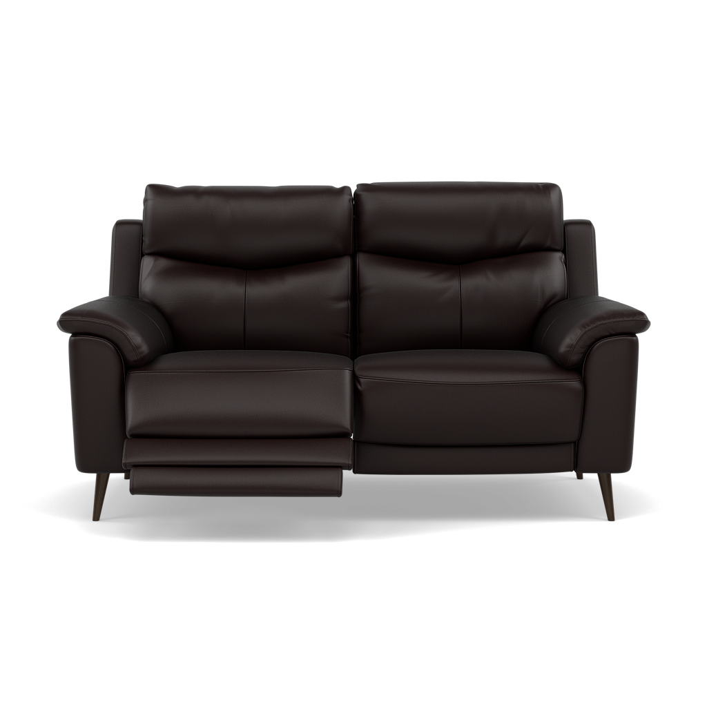 Revel 2 Seater Recliner Sofa - 2 Seater Sofa with 2 Power Recliners Cat 20S - Power Recliner with USB 2 Seater Sofas Sterling Home 21 BXS-037C WALNUT