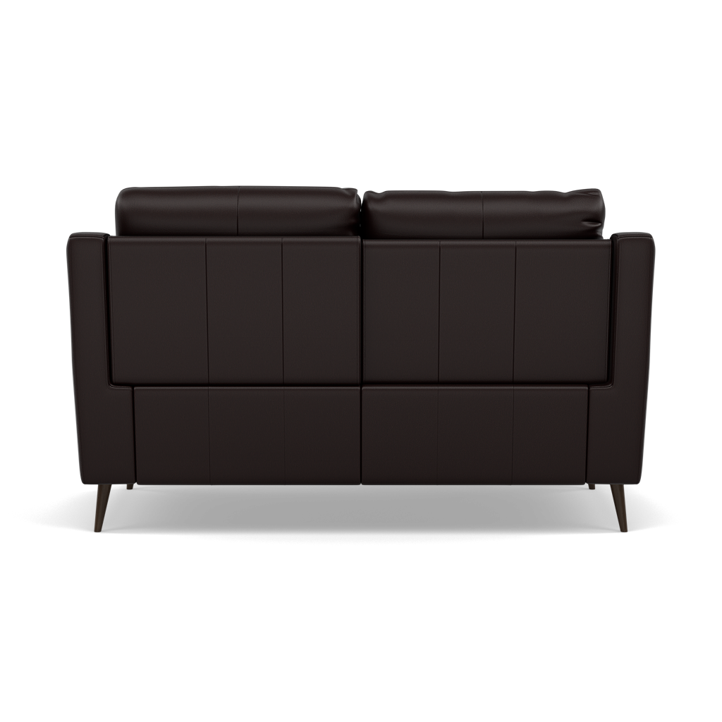 Revel 2 Seater Recliner Sofa - 2 Seater Sofa with 2 Power Recliners Cat 20S - Power Recliner with USB — BXS-037C WALNUT, gallery image 2
