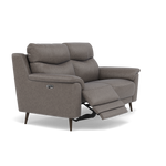 Revel 2 Seater Recliner Sofa - 2 Seater Sofa with 2 Power Recliners Cat 20S - Power Recliner with USB — BXS-042E ELEPHANT, gallery image 1