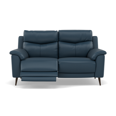 Revel 2 Seater Recliner Sofa - 2 Seater Sofa with 2 Power Recliners Cat 20S - Power Recliner with USB 2 Seater Sofas Sterling Home 22 BXS-313E OCEAN BLUE