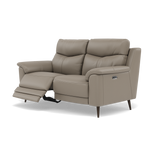 Revel 2 Seater Recliner Sofa - 2 Seater Sofa with 2 Power Recliners Cat 20S - Power Recliner with USB — BXS-722A TAUPE, gallery image 3