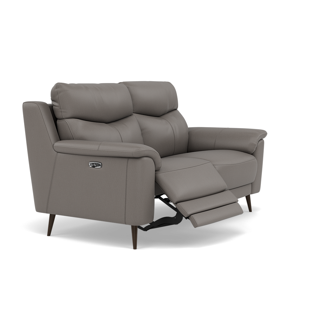 Revel 2 Seater Recliner Sofa - 2 Seater Sofa with 2 Power Recliners Cat 20S - Power Recliner with USB — NWS-042E ELEPHANT, gallery image 1