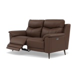 Revel 2 Seater Recliner Sofa - 2 Seater Sofa with 2 Power Recliners Cat 20S - Power Recliner with USB — NWS-512E CACAO BROWN, gallery image 3