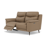 Revel 2 Seater Recliner Sofa - 2 Seater Sofa with 2 Power Recliners Cat 20S - Power Recliner with USB — NWS-513E PINE BARK, gallery image 3
